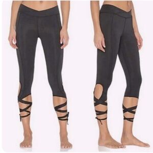 Free People Movement Turnout Wrap Grey Leggings Size Small